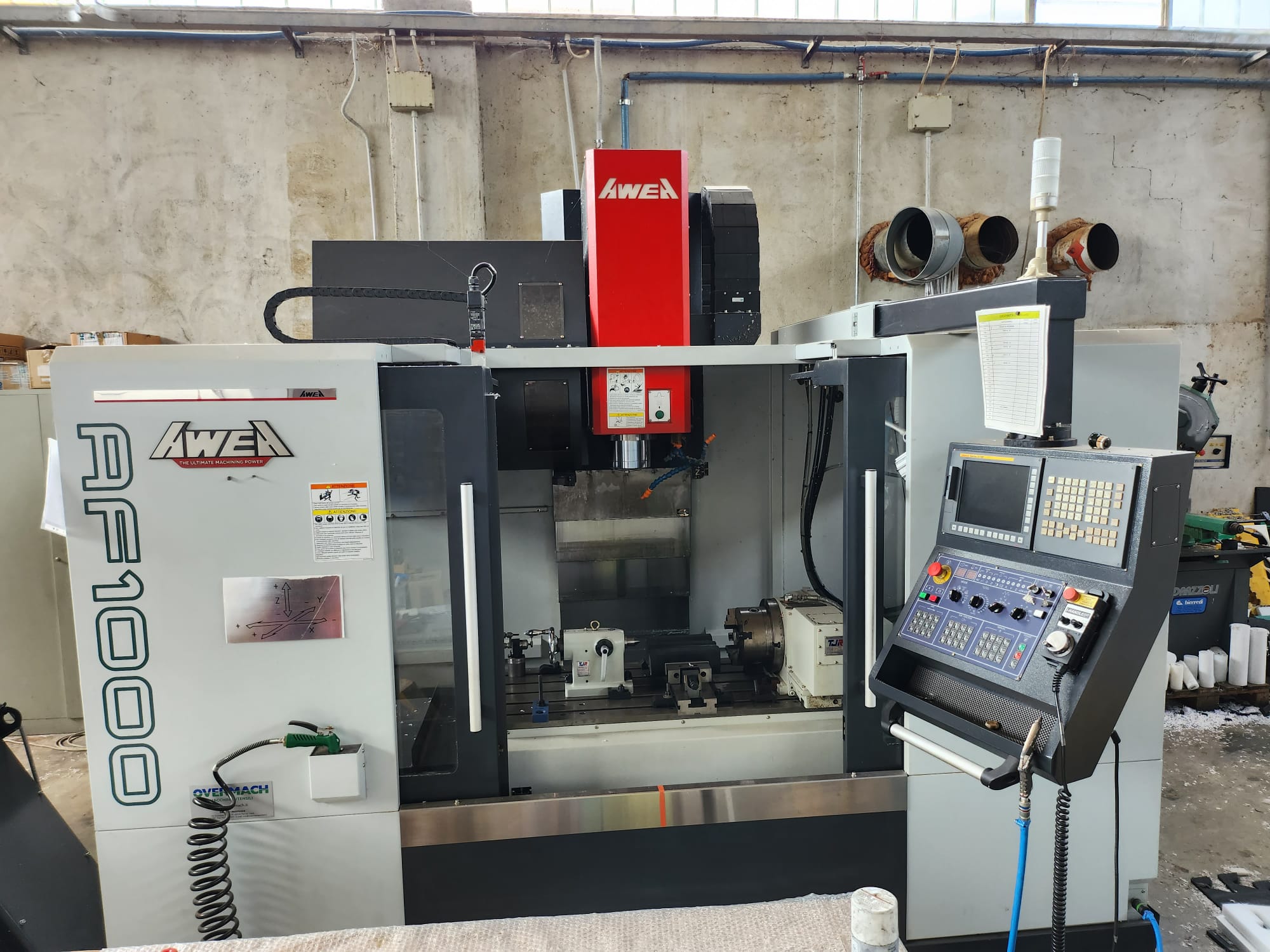 AWEA AF-1000 con 4 asse integrato  2017